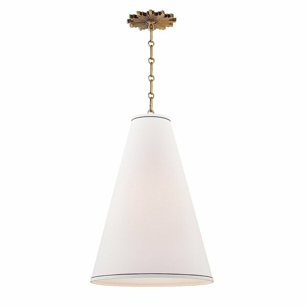 Hudson Valley 1 Light Large Pendant 3916-AGB